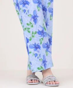 Best Sapphire Printed Cambric Straight Pants