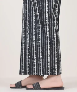 New Sapphire Printed Cambric Straight Pants