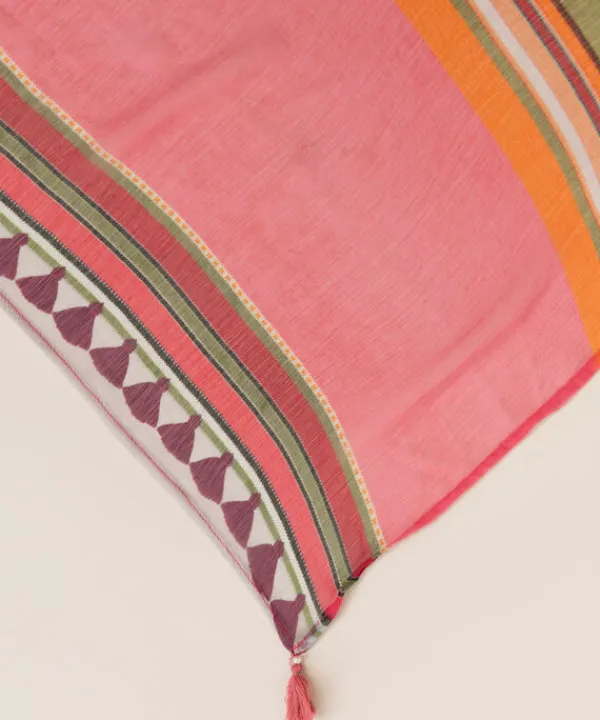 Clearance Sapphire Printed Chiffon Dupatta Pink