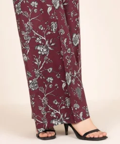 Online Sapphire Printed Cotton Viscose Culottes Purple