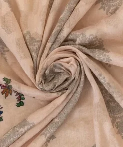 New Sapphire Printed Jacquard Dupatta Baby Pink