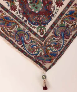 New Sapphire Printed Jacquard Dupatta Baby Pink