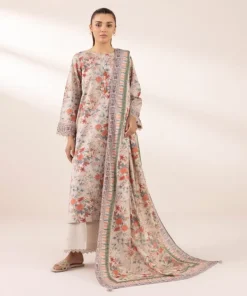 New Sapphire Printed Lawn Shirt Grey