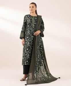 New Sapphire Printed Lawn Shirt Black