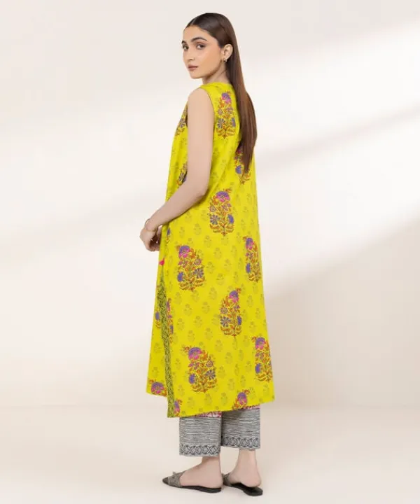 New Sapphire Printed Lawn Shirt Green