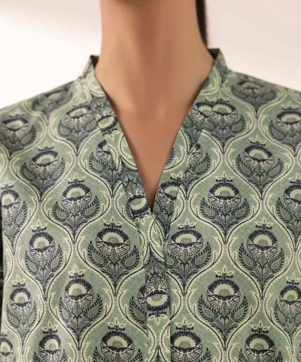 Clearance Sapphire Printed Lawn Shirt