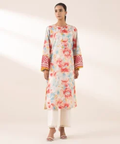 Fashion Sapphire Printed Lawn Shirt