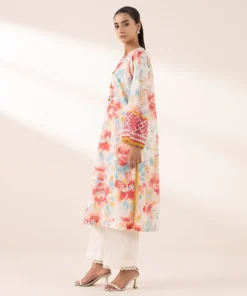Fashion Sapphire Printed Lawn Shirt