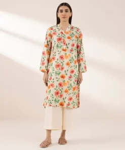 Best Sapphire Printed Lawn Shirt