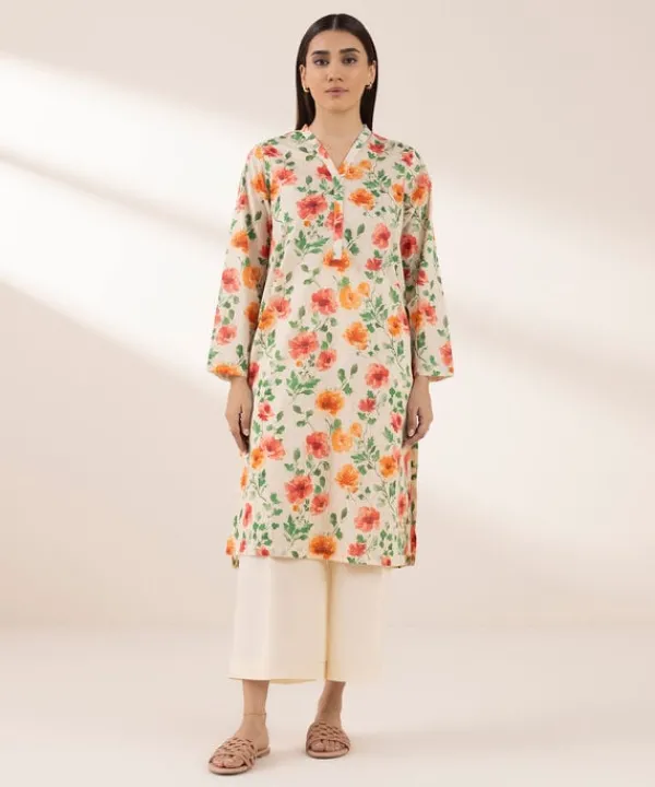 Best Sapphire Printed Lawn Shirt