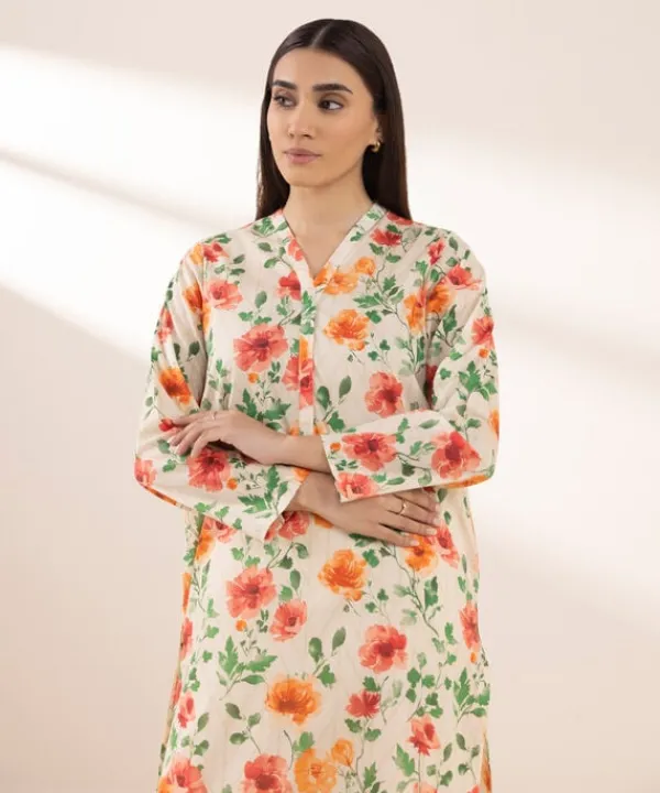 Best Sapphire Printed Lawn Shirt