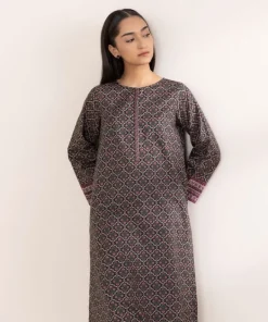 Sale Sapphire Printed Lawn Shirt