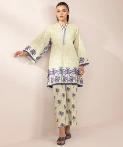 New Sapphire Printed Lawn Shirt