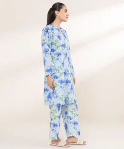 Online Sapphire Printed Lawn Shirt