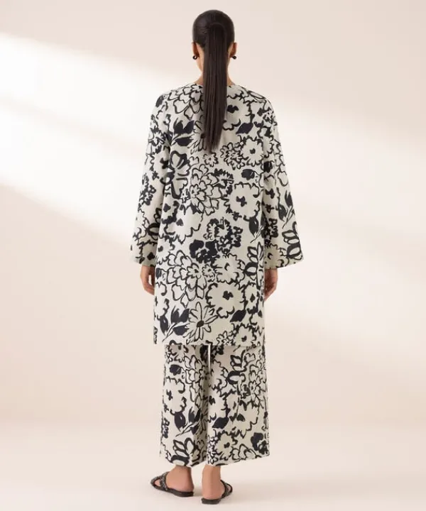 Discount Sapphire Printed Lawn Shirt