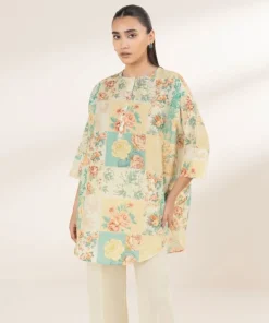 New Sapphire Printed Lawn Shirt