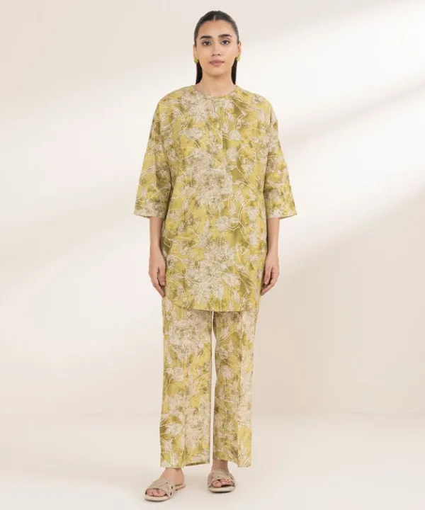 Best Sapphire Printed Lawn Shirt