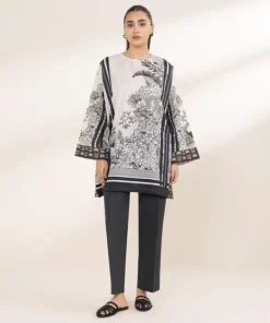 Fashion Sapphire Printed Lawn Shirt