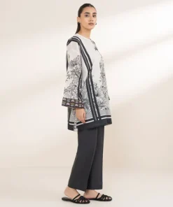 Fashion Sapphire Printed Lawn Shirt