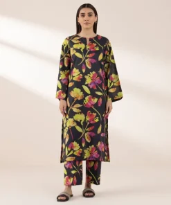 Outlet Sapphire Printed Lawn Shirt