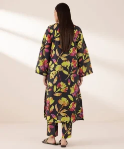 Outlet Sapphire Printed Lawn Shirt