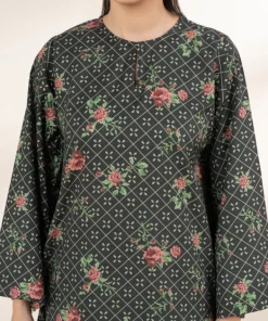 Fashion Sapphire Printed Lawn Shirt