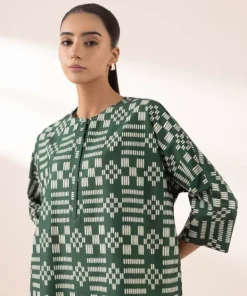 Sale Sapphire Printed Lawn Shirt