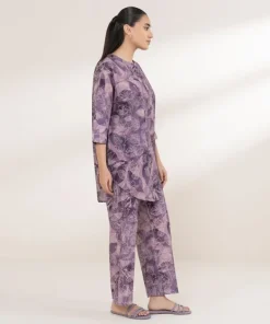 Fashion Sapphire Printed Lawn Shirt