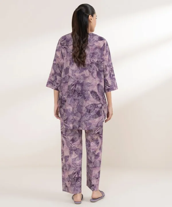 Fashion Sapphire Printed Lawn Shirt