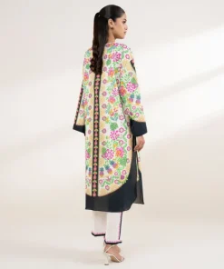 Outlet Sapphire Printed Lawn Shirt