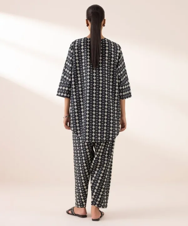 Online Sapphire Printed Lawn Shirt