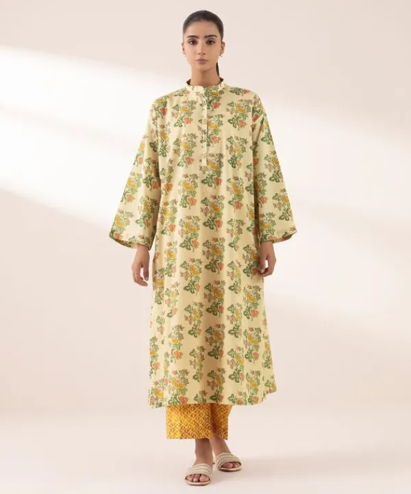 Best Sapphire Printed Lawn Shirt