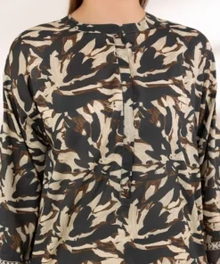 Sale Sapphire Printed Lawn Shirt