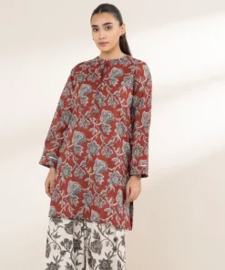Best Sapphire Printed Lawn Shirt