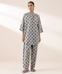 Best Sapphire Printed Lawn Shirt
