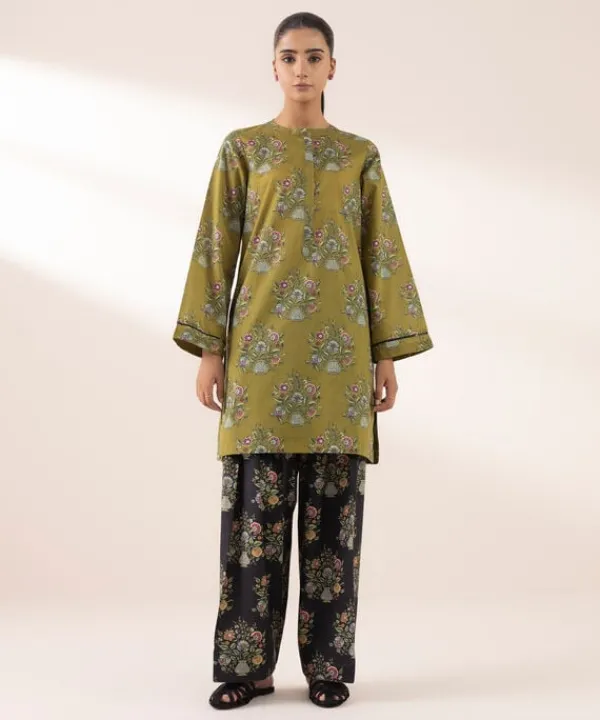 Best Sapphire Printed Lawn Shirt