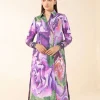 Sale Sapphire Printed Lawn Shirt