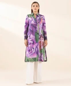 Sale Sapphire Printed Lawn Shirt