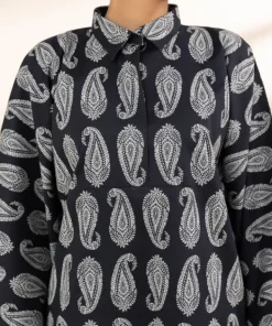 Sale Sapphire Printed Lawn Shirt