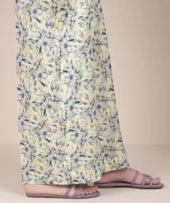 Hot Sapphire Printed Lycra Culottes
