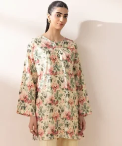 Fashion Sapphire Printed Lycra Shirt