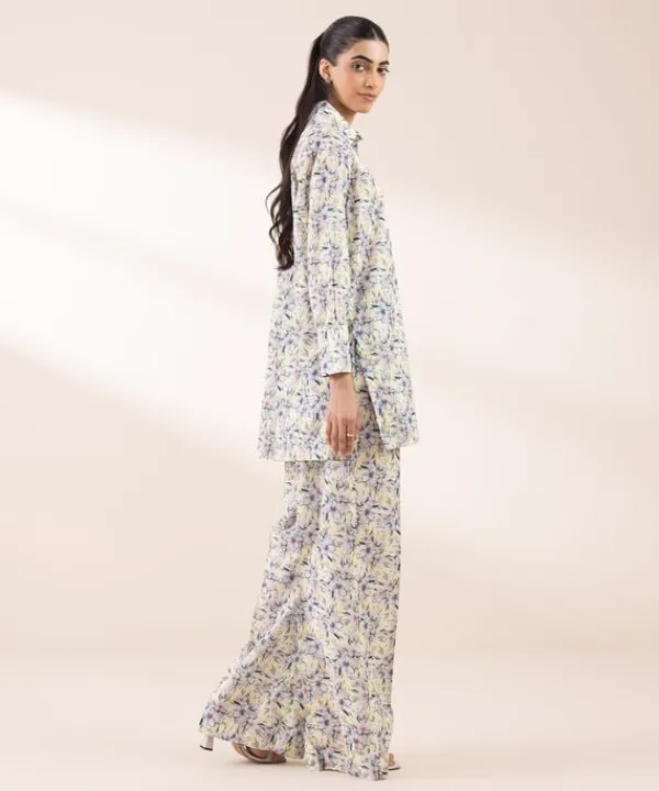 Online Sapphire Printed Lycra Shirt