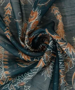 Outlet Sapphire Printed Manaar Dupatta Turquoise