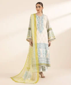 Outlet Sapphire Printed Manaar Dupatta Green