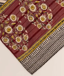 Online Sapphire Printed Tussar Silk Dupatta