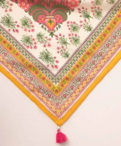 Clearance Sapphire Printed Voile Dupatta Yellow