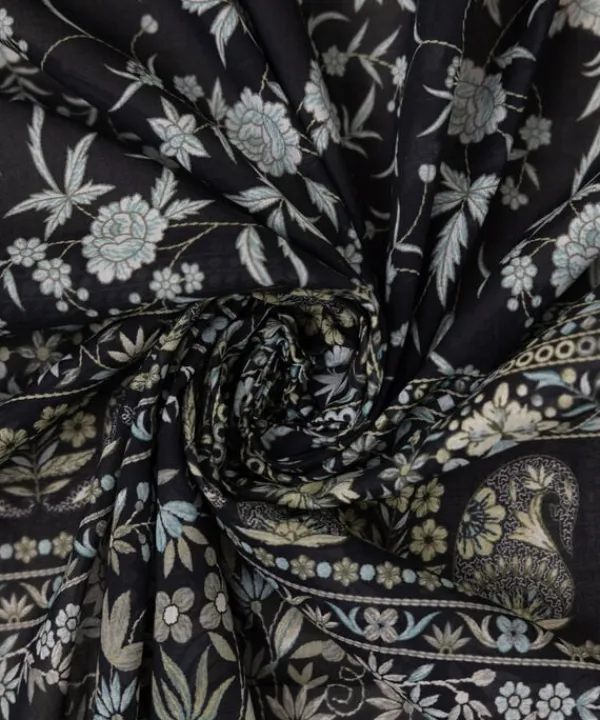 Fashion Sapphire Printed Voile Dupatta