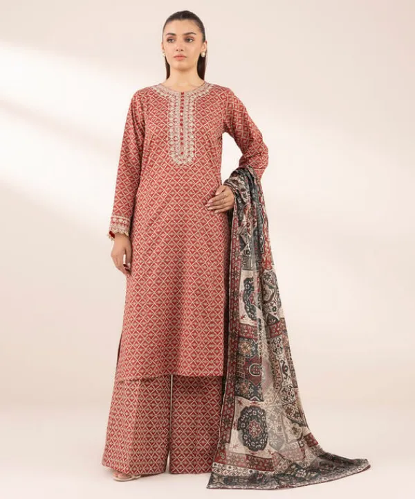 Online Sapphire Printed Voile Dupatta