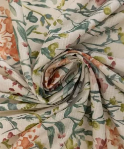 Clearance Sapphire Printed Voile Dupatta Green