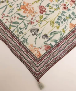Clearance Sapphire Printed Voile Dupatta Green